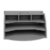 All-in-One Desk Organizer with 6 Compartments - Grey